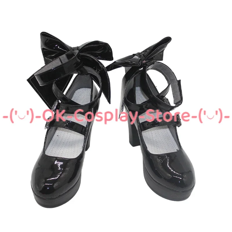 Juufuutei Raden Cosplay Schoenen Pu Lederen Schoenen Halloween Carnaval Laarzen Vtuber Cosplay Prop Op Maat Gemaakt