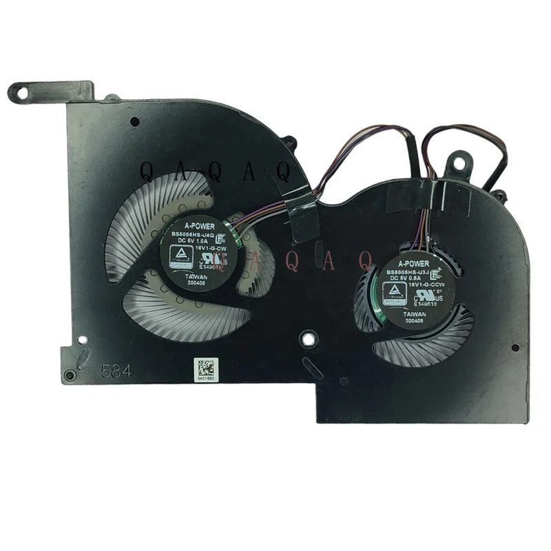 

QA NEW Cooler Radiator GPU Cooling Fan for MSI 16V1 16V2 GS66 WS66 P6