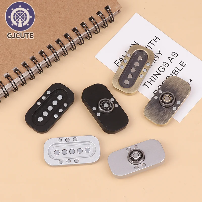 Gufo Finger Fidget Slider ansia magnetica alleviare metallo sensoriale Push Card Slider Toy ADHD Fidget Slider Toy