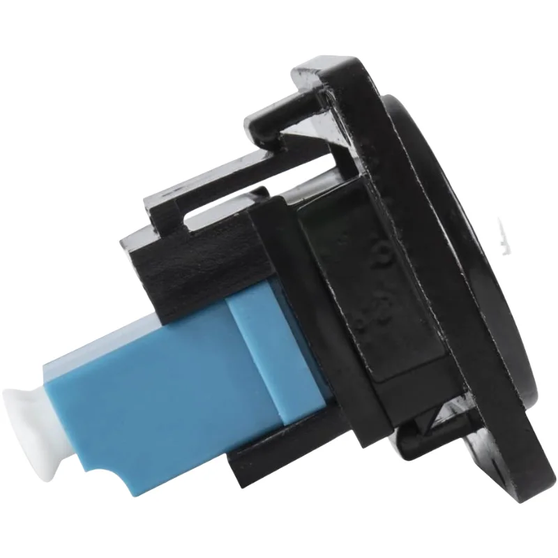 LC to LC Coupler Multimode D-Type Fiber Module LC Method Fiber Keystone Optic Duplex for Wall Plates Patch Panels