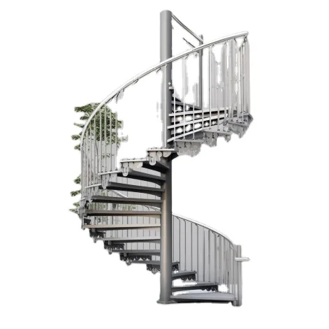 

ART Customized Design Aluminum Steel Stair Carbon Stainless Steel Spiral Staircase Outdoor