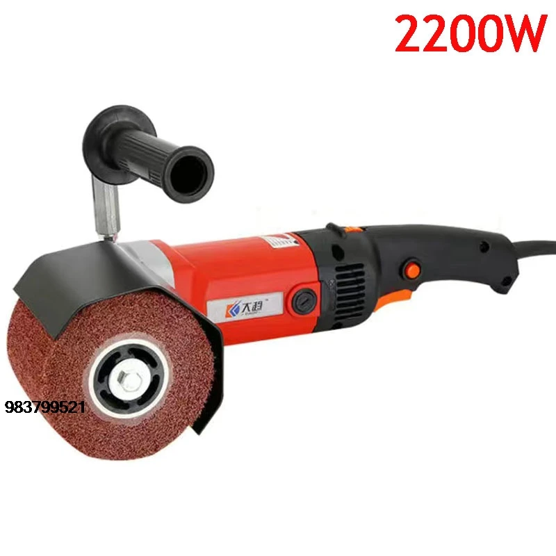 Consummate 2200w 버니싱 폴리싱 머신 3000rpm 산업용 폴리 셔 샌더 와이어 드로잉 머신 금속 목재 세라믹 NEW