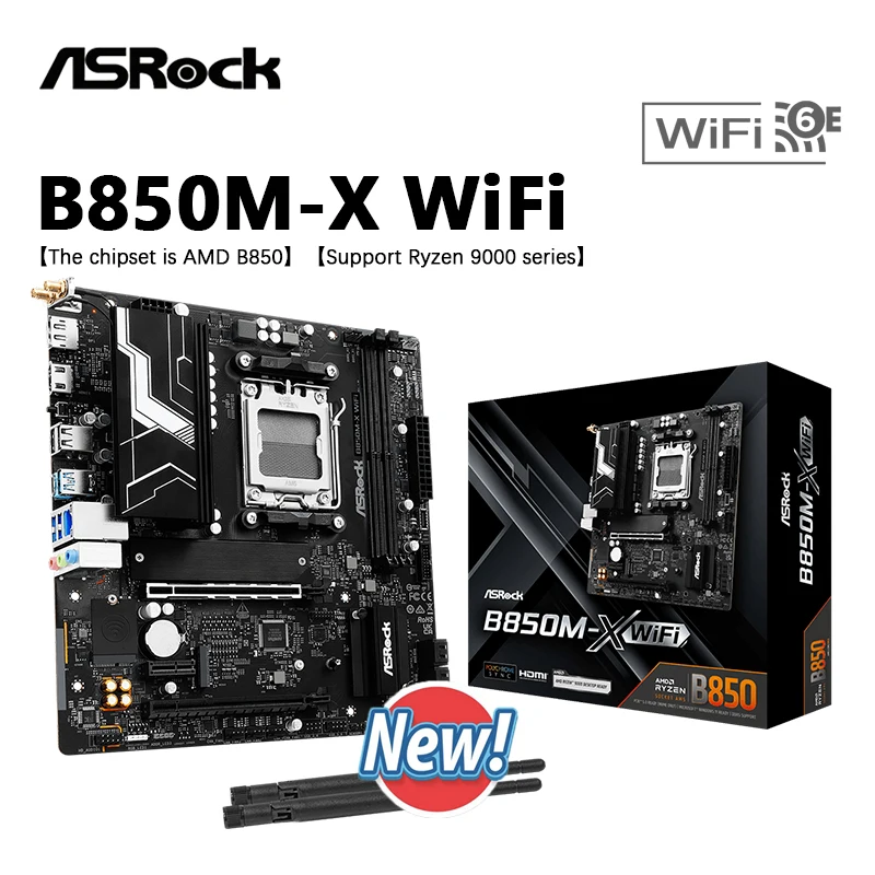 Asrock B850M-X Wifi…