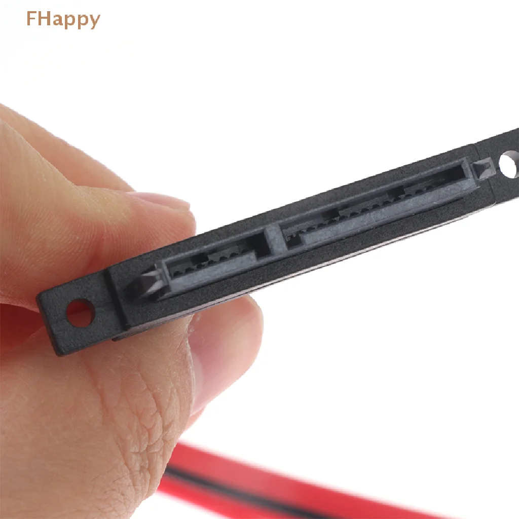 2-in-1 7Pin SATA DATA + 2Pin FDD Floppy Power Combo 7+15 Pin 22P SATA Conjoint CD/DVD HD Cable