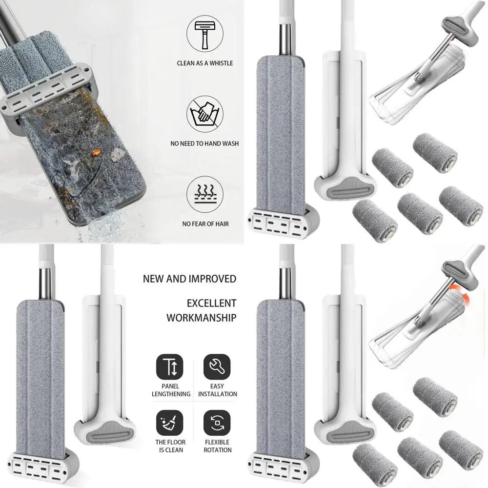 

Microfiber Hardwood Floor Cleaner: 6-Pad Set for Home & Office, Wet or Dry Mopping