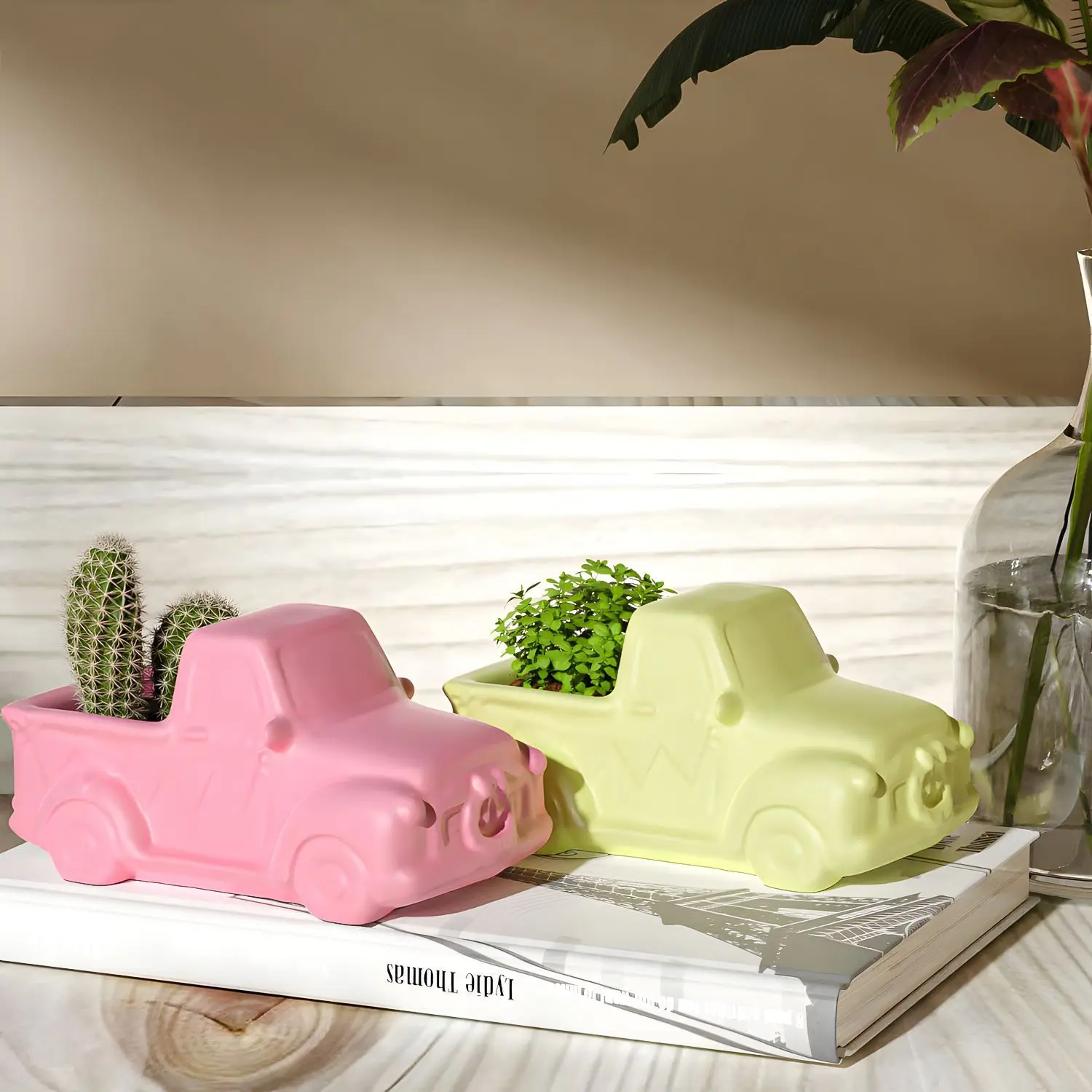 

Bus Shape Silicone Mold Retro Container Bowl Concrete Cement Epoxy Resin Craft Succulent Planter Storage Box Car Flower