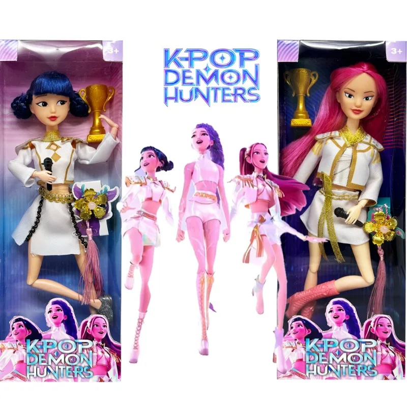 2025 مجموعة كاملة من دمى K-POP الجديدة لصيد الساحرة Lumi È Re Mira Zoe دمى الفينيل التماثيل هدايا عيد الميلاد للأطفال #6