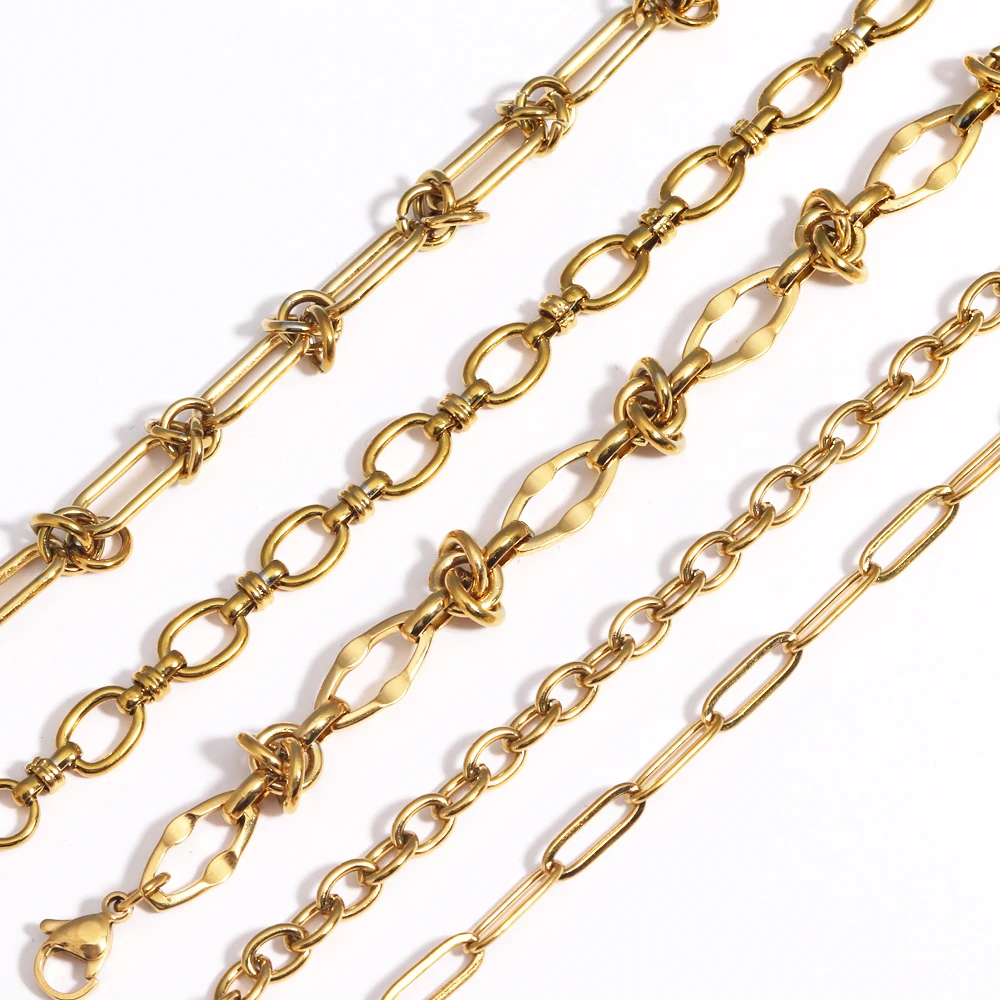 Edelstahl-Armband, goldene doppellagige Schlangenknochen-Kettenarmbänder, Modeschmuck, Geschenk, Perlenarmband