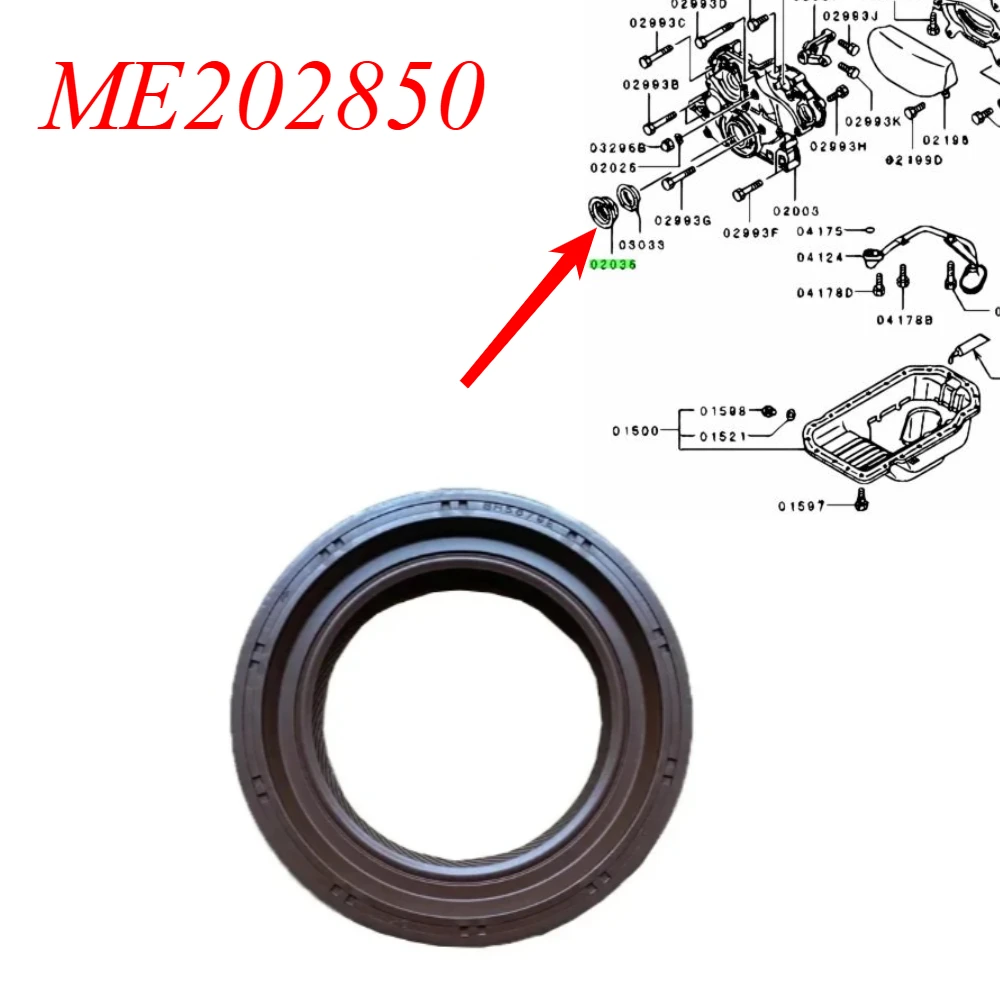 1 Pcs 4M40 Engine Oil Seal Timing Gear Case for Pajero Sport KH L200 for Montero V30 V70 for Shogun V80 V90 BH5679E ME202850
