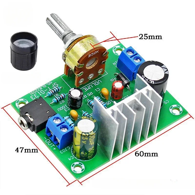 SOTAMIA TDA2030A Моно плата усилителя мощности 15 Вт Hi-Fi цифровой аудио мини модуль усилителя класса D усилитель Amplificador De Audio