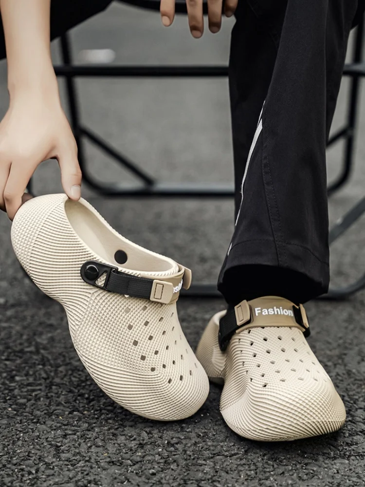Unisex Sommer EVA Clogs Leichte Atmungsaktive Gartenschuhe Dicke Sohle Outdoor-Sandalen Lässige Slip-On Schuhe – Detail 5