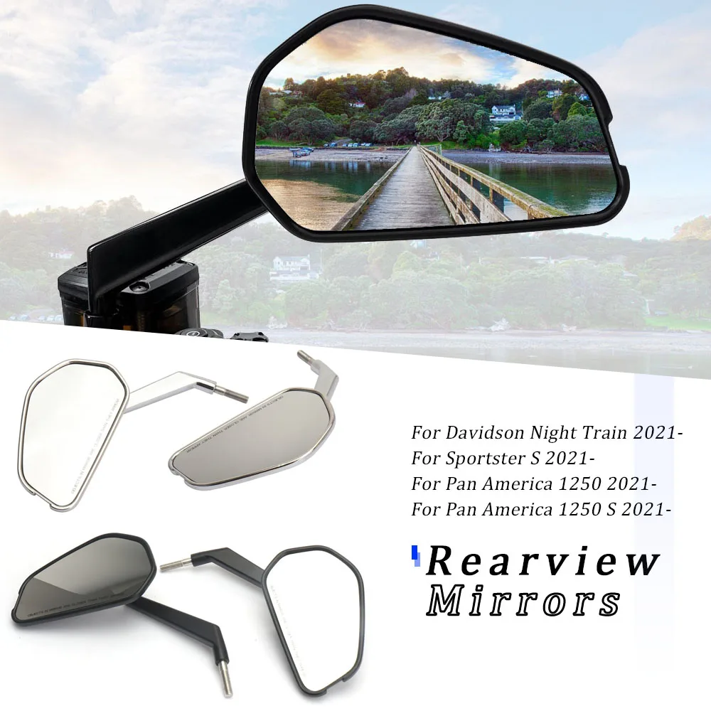 

For Sportster S NEW Motorcycle Rear View Mirror Rearview Mirrors For Davidson Night Train For Pan America 1250 S