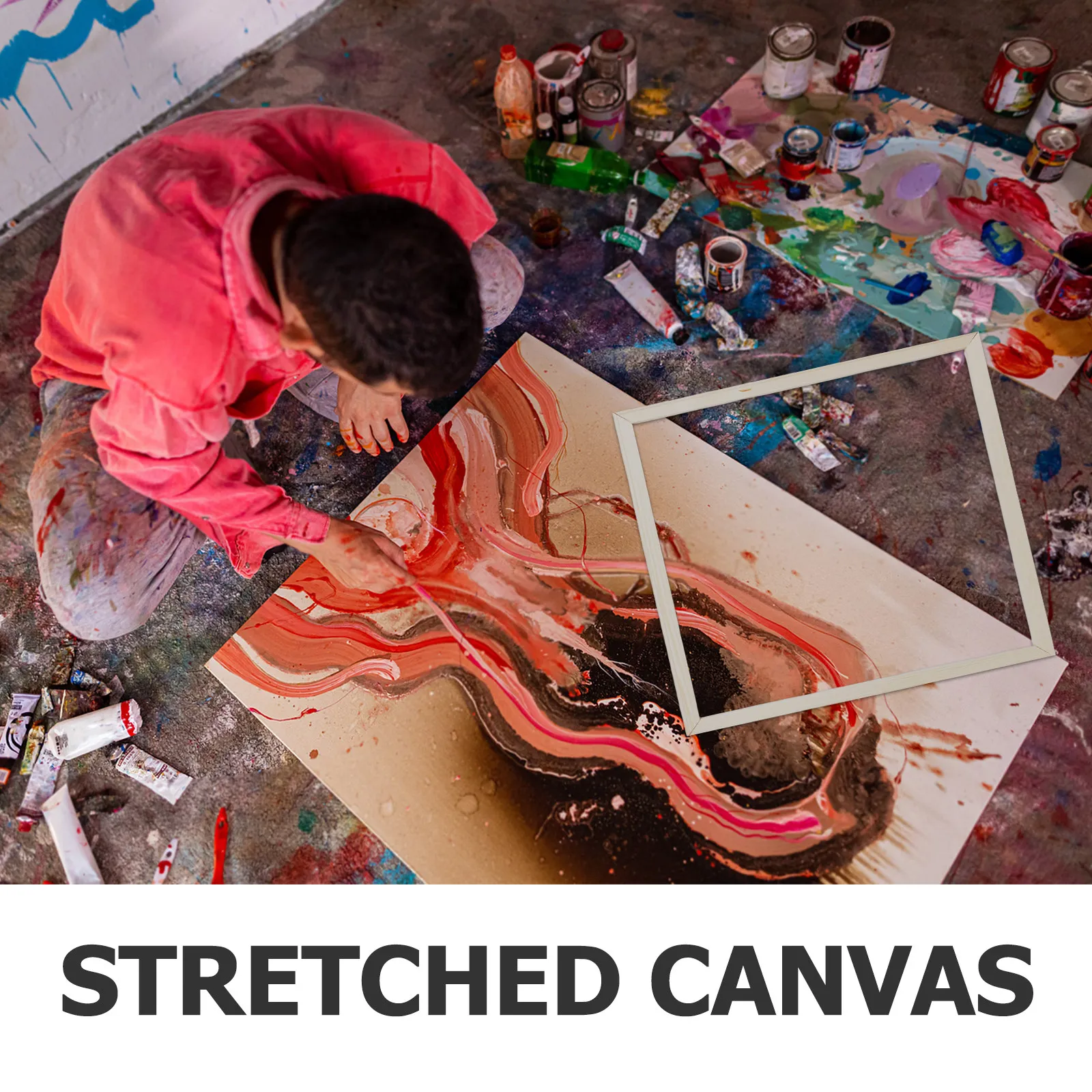 Wood Canvas Stretcher Frames 5 - Frame Display Wood ulasan dan harga