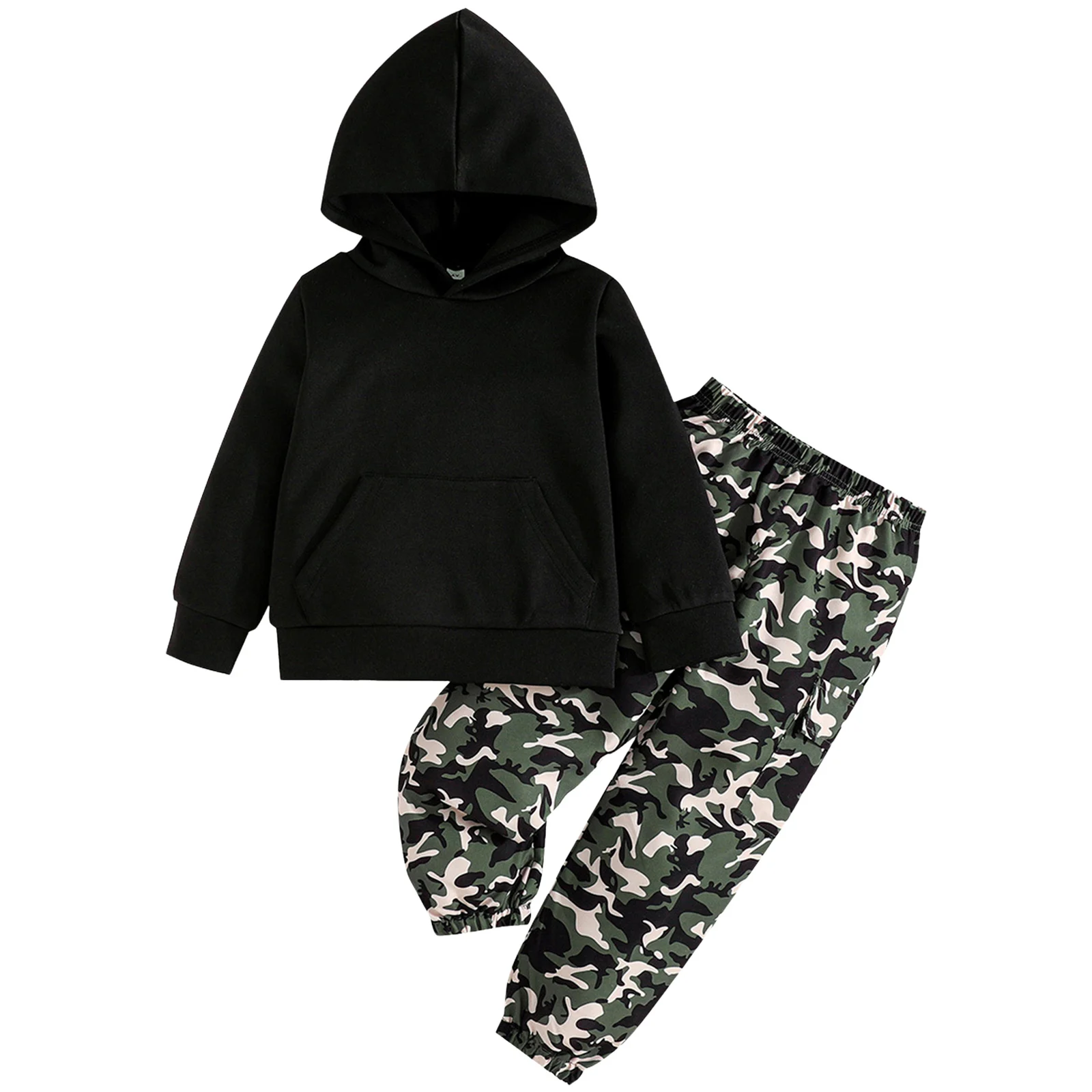 

Комплект из рубашки и брюк для мальчиков, удобный для кожи, модный свитшот с капюшоном для мальчиков, брюки, модная одежда для мальчиков 12mo