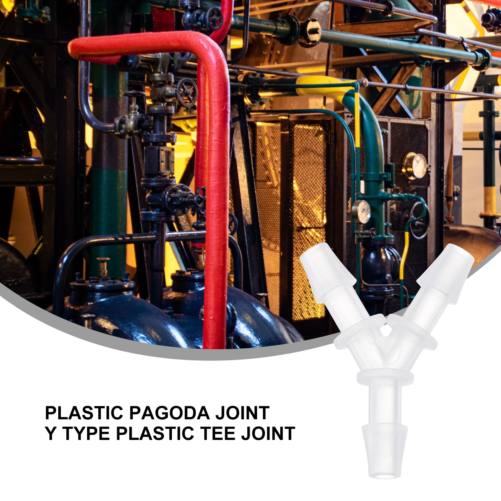 

10 Pcs Plastic Tee Joint Pvc Pipe 3 Inches Fittings Connection Way Shape Garden Hose Repair Connector for