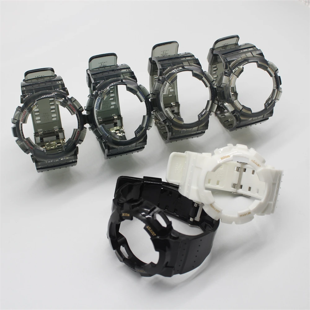 Integrated set Strap Watchband for Casio G-SHOCK GA100 GA110 GA120 GA140 Waterproof Watch Band Straps and Cases