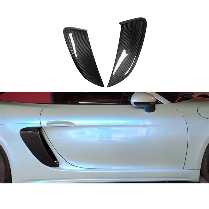 

For Porsche 718 carbon fiber side air vent modified rear vent body kit car accessories