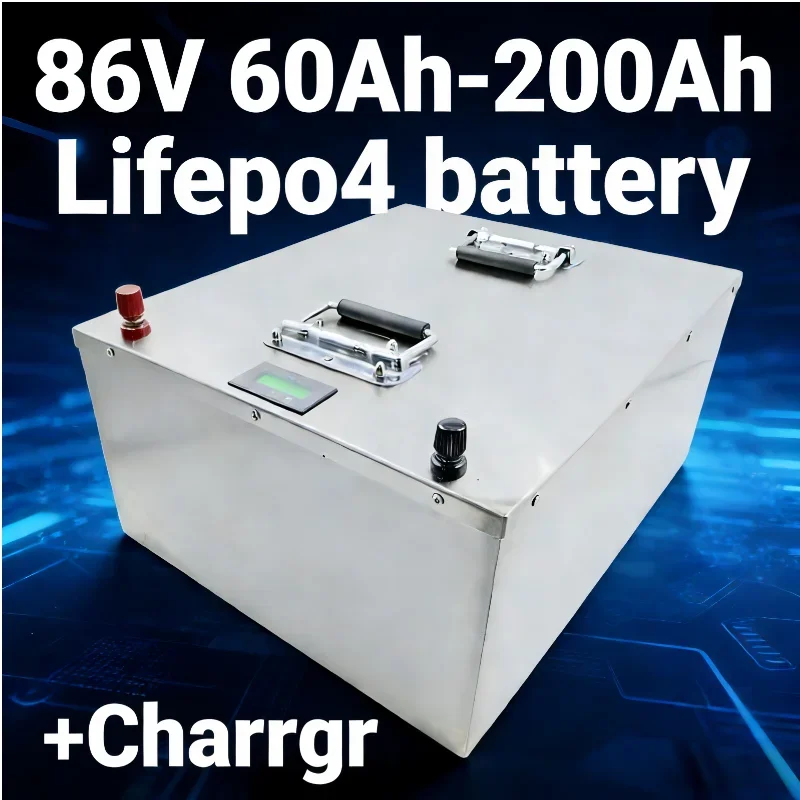 

Deep Cycle 84V 60Ah-200Ah LiFePO4 Iron Phosphate Battery with BMS + Charger for 3KW-12KW Electric Sightseeing Vehicle Rechargea
