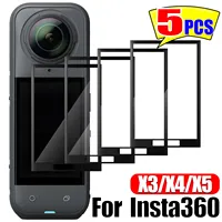 1-5Pcs Screen Protector for Insta360 X5 X4 X3 3D Curved Anti Scratch Shatterproof HD Clear Protective Film Covers