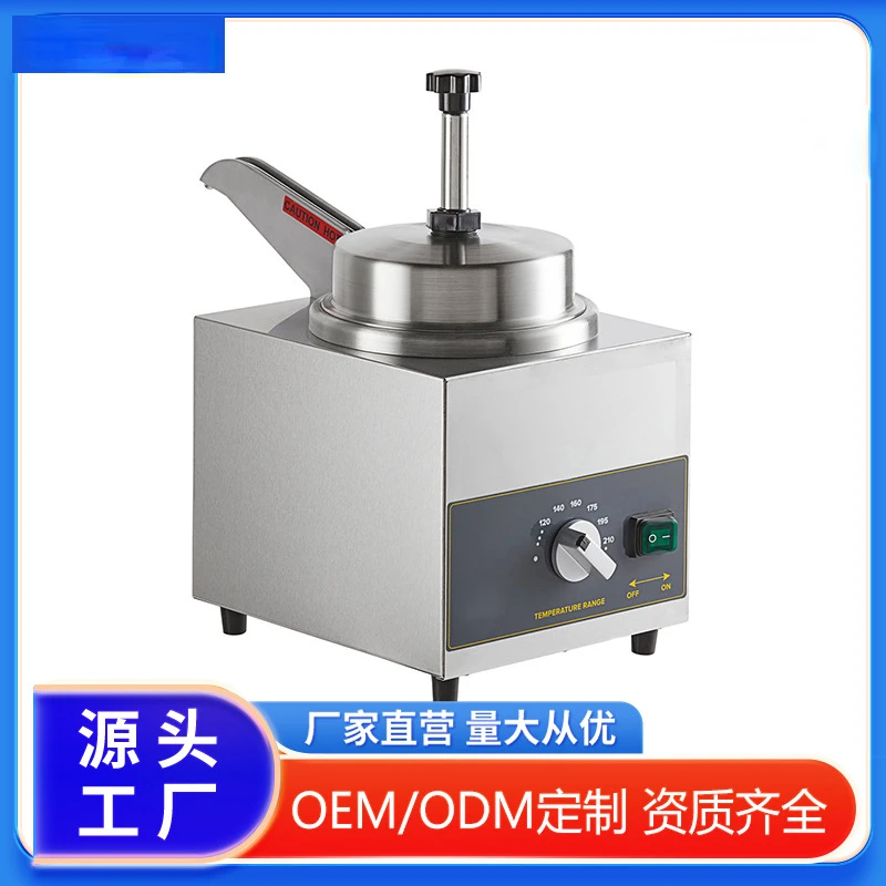 Sauce Pump Cheese Insulation Barrel Warm Juice Pump Quantitative Hand Pressure Type Fructose Stainless Steel Electric