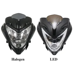 Fit For BAJAJ Pulsar 150 200 Front Headlight Assembly PULSAR150 PULSAR200 LED/Halogen Headlamp Motorcycle
