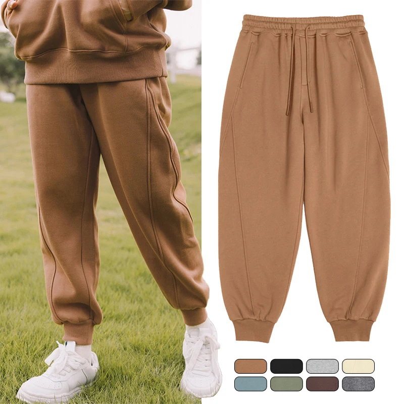 

Men Thick Fleece Sweatpants Male Casual Joggers Pants Workout Fleece Pants Couple Spring Winter Track Trousers Sportswear