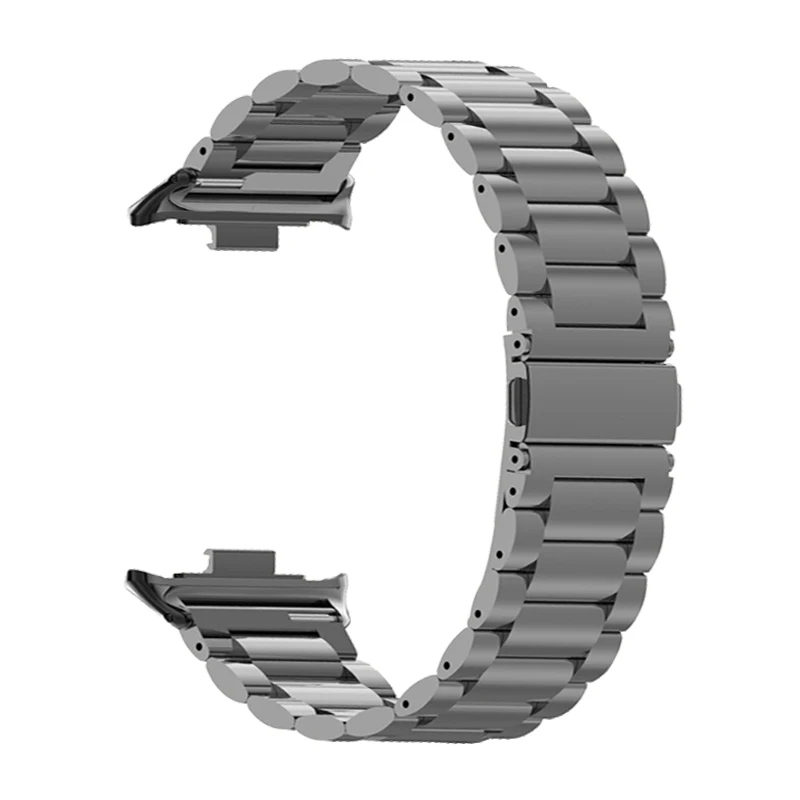 Pulseira de metal para redmi watch 4, pulseira de aço inoxidável para xiaomi mi band 9 pro, pulseira correa para xiaomi band 8 pro