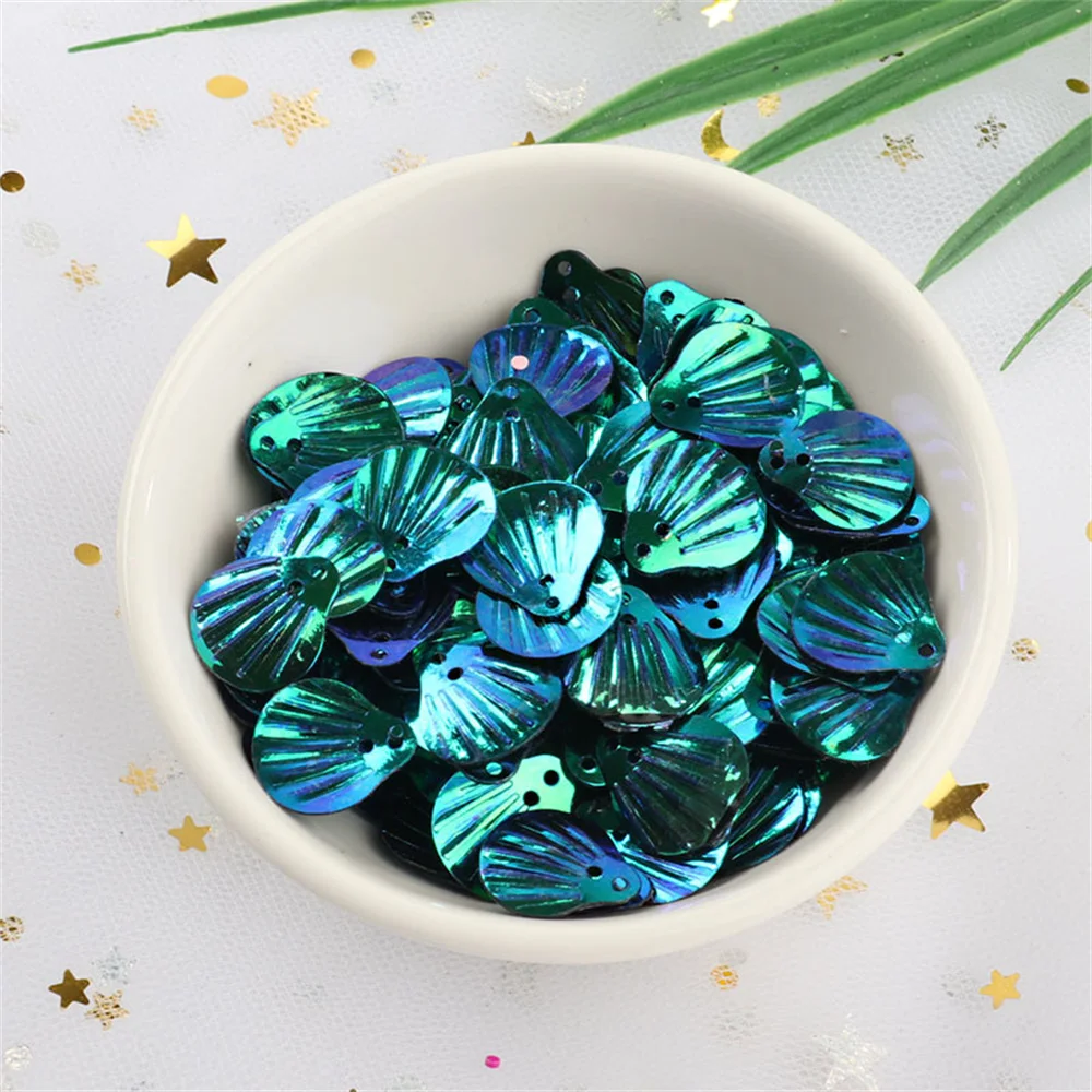 Handmade Accessories Shell Reusable Multipurpose No Fading No Deformation Party Clothing Accessories Shell Sequins Scale Bead