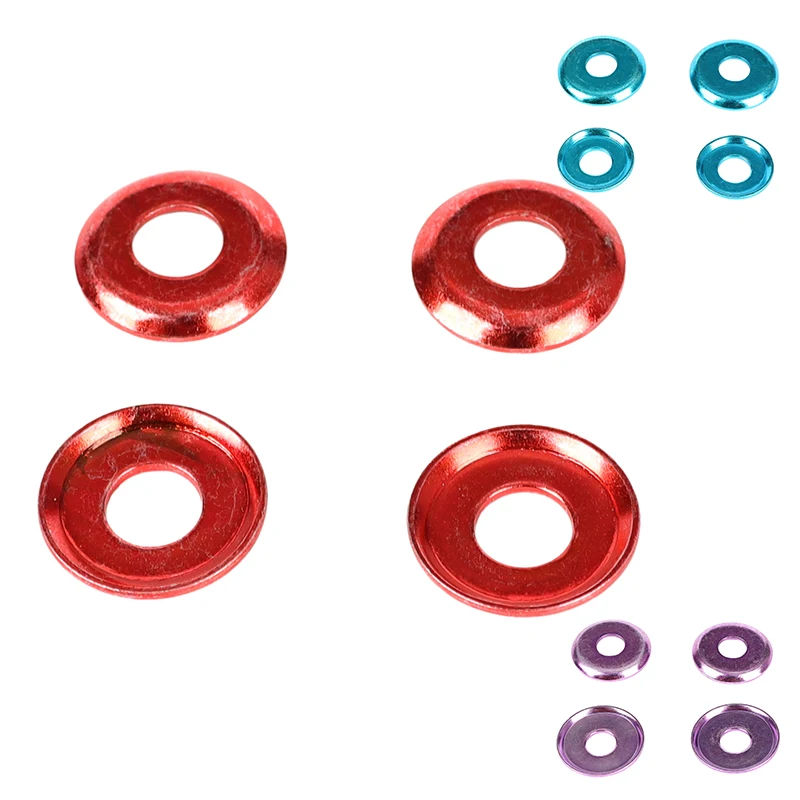 4Pcs Skateboard Washers Kit Rebuild Tools Easy Install Shockproof Bushings Trucks Hardware