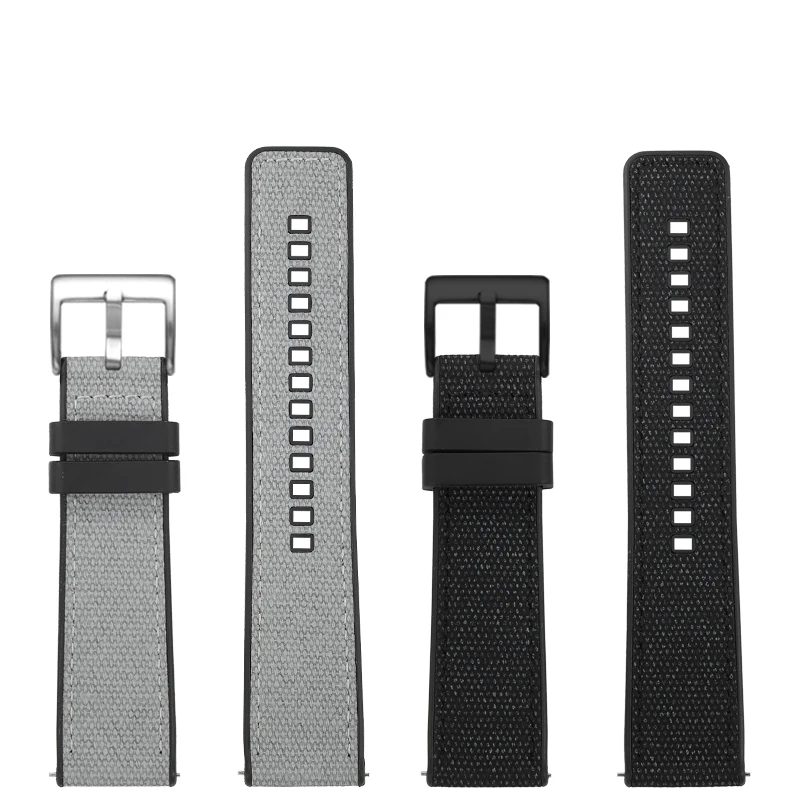 أحزمة ساعات سفلية من الجلد والمطاط ، أحزمة ساعات سريعة التحرير لساعات لونجين سييكو أوميجا ، ساعات تيسو تيميكس لكل علامة تجارية ، 20 ، 21 ، 22 ، 24