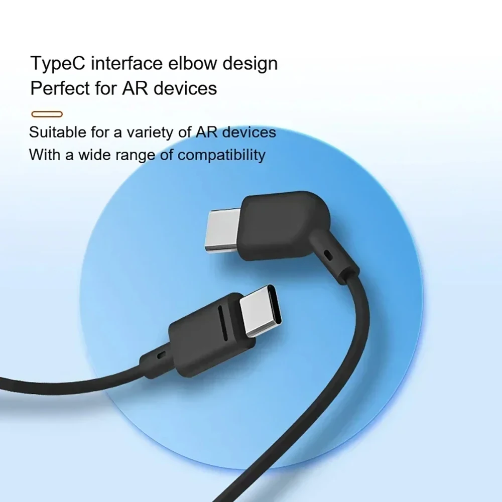 Hibloks AR Ladetriebemodul Datenkabel Typ C für XREAL Nreal Air Rokid Brille für Thunderbird Air 1S Zubehör – Detail 6
