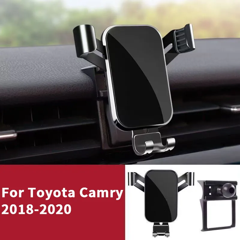 

For Toyota Camry 2018-2020 Dashboard Air Vent Mount Clip Gravity Phone Holder