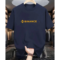 Binance- New Men'S Short-Sleeved T-Shirts In Summer, Informal Cotton Clothes, OZ-421
