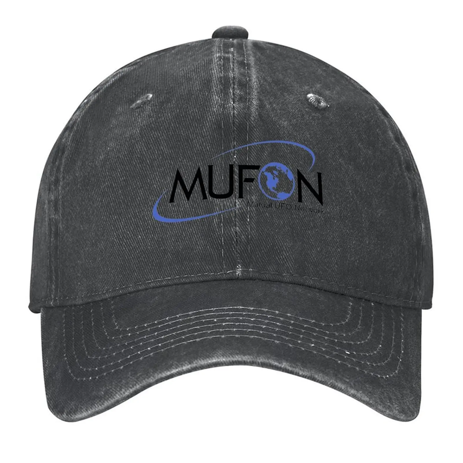 

MUFON (Mutual UFO Network) design. Alternative colours. Baseball Cap black Golf Golf Wear Men Women's