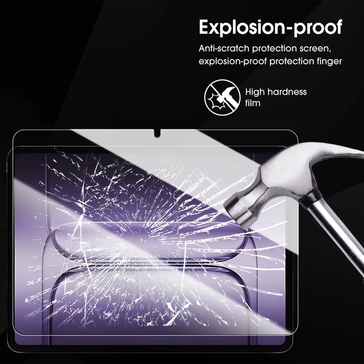 Kratzfester Schutz aus gehärtetem Glas für Redmi Pad 2 11 Zoll/Pad 2 Pro 12,1 Zoll Tablet-Displayschutzfolien Ultraklare Glasfolie – Detail 5
