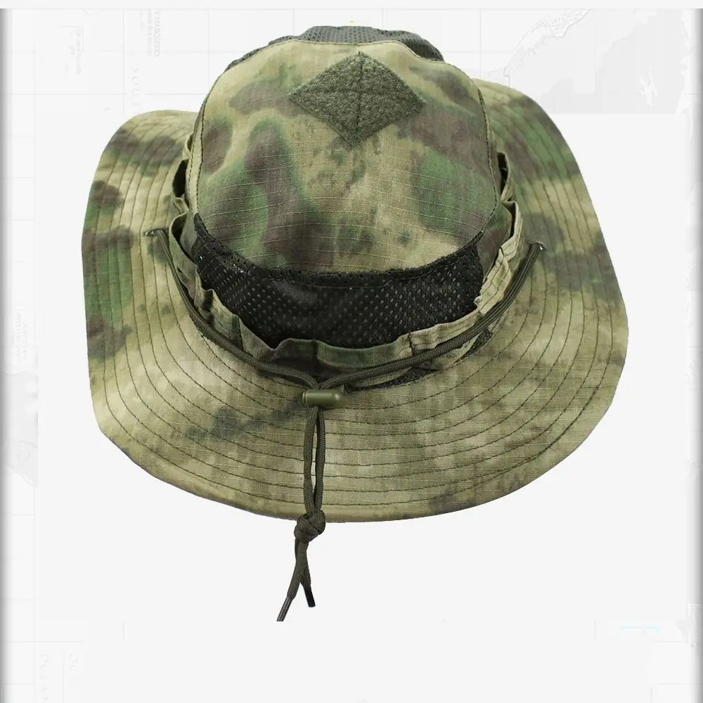 Large Brim Fisherman Hat Sunscreen Breathable Bucket Benny Hats Fashion UV Protection Multicam Fishing Sun Cap Fishing