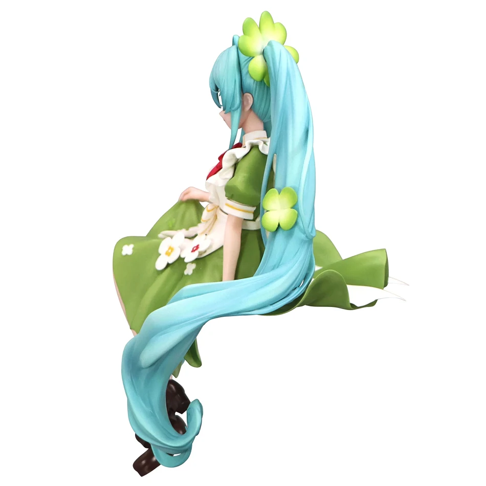 Figurita de Anime de 3 estilos Hatsune Miku, Hada de la hierba de cuatro hojas, caramelo, corazón, Kimono de Tokio, modelo de acción, juguete de Pvc, regalo de colección