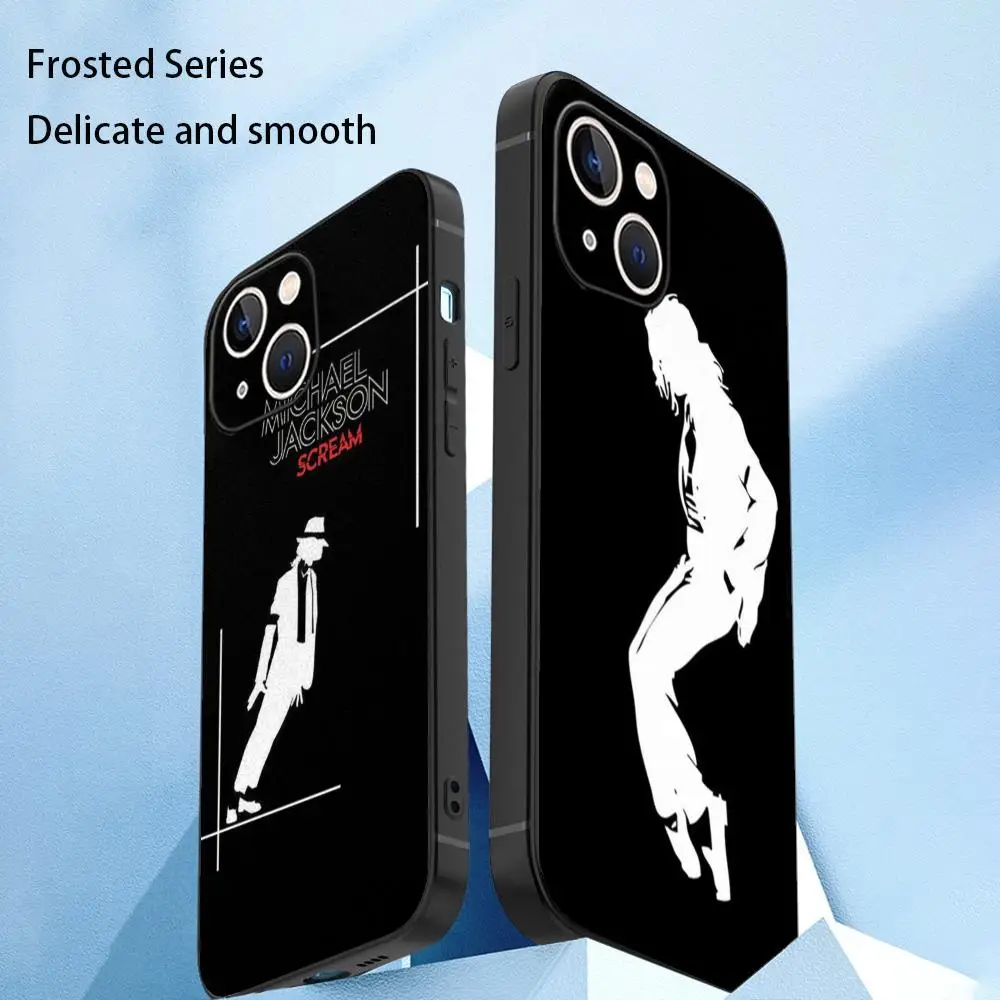 Dance King Michael Jackson  Phone Case For iPhone 17 16 e 15 14 13 12 Plus Mini Pro Max Soft black Shockproof Cover view 2