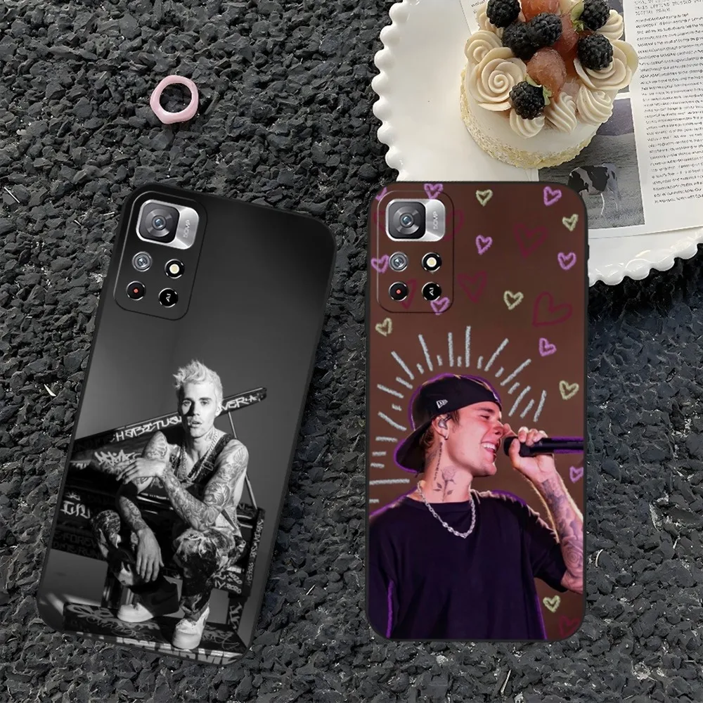 Justin Bieber Phone Case for Xiaomi Redmi Note 14 13 12 11 9 Ultra 10 Lite POCO F4 F5 X5 Pro Plus Cover