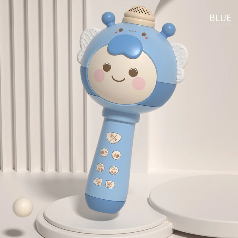 Microphone Bluetooth sans fil pour enfants, son de chant karaoké, tout-en-un, chargement USB, bébé, éducation précoce, machine à chanter