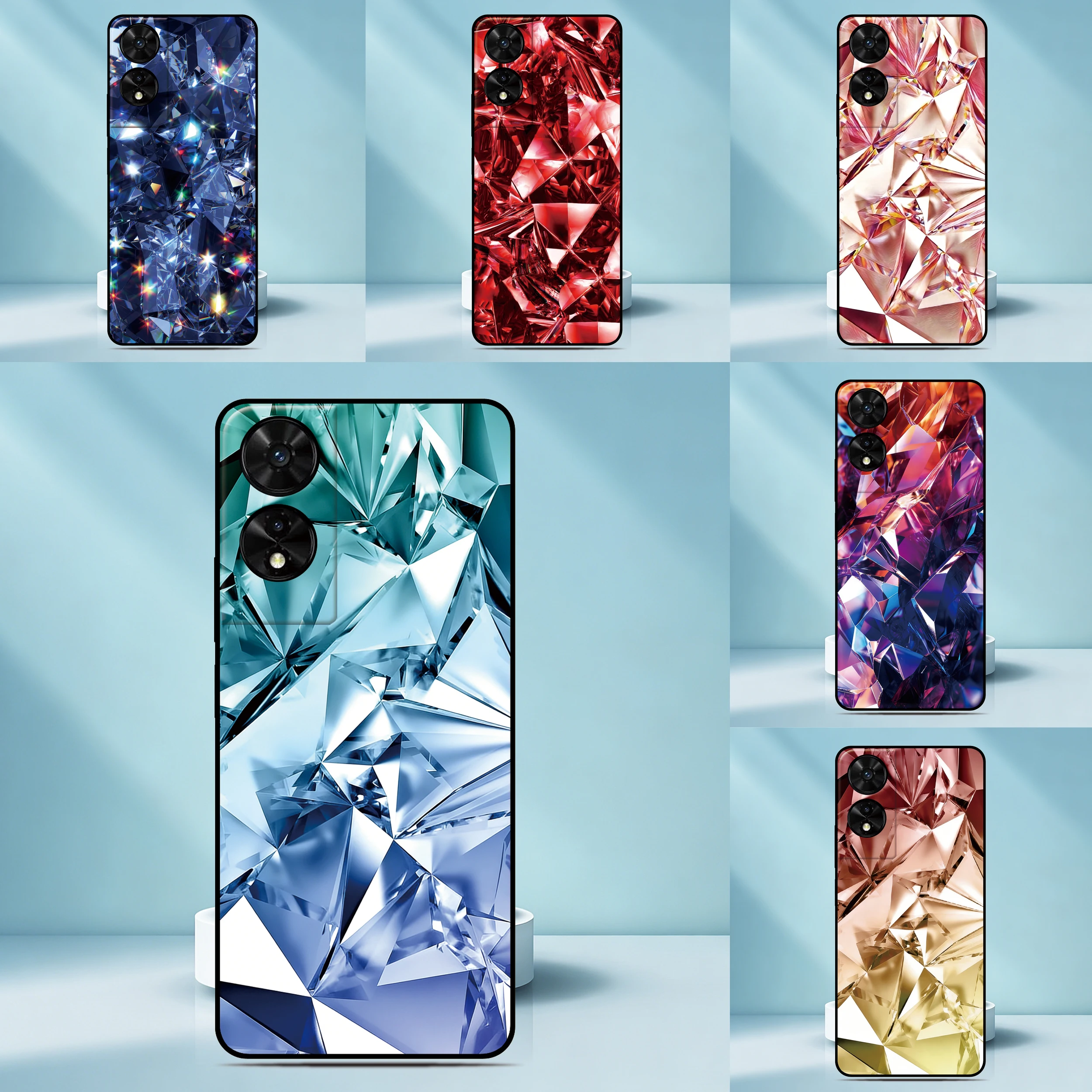 Diamond Design Phone Case For Ulefone Note 20 19 18 Ultra 10 12 13 14 15 16 17 Pro 13P 12P 11P 10P Custom Picture Back Cover