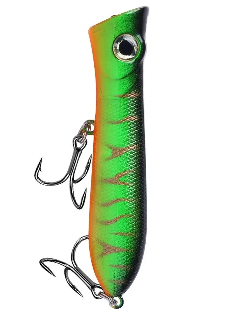 1PC Popper leurre de pêche 8 cm-12g flottant Wobbler vairon appât dur artificiel Swimbait TopWater bruyant leurre duro cebo