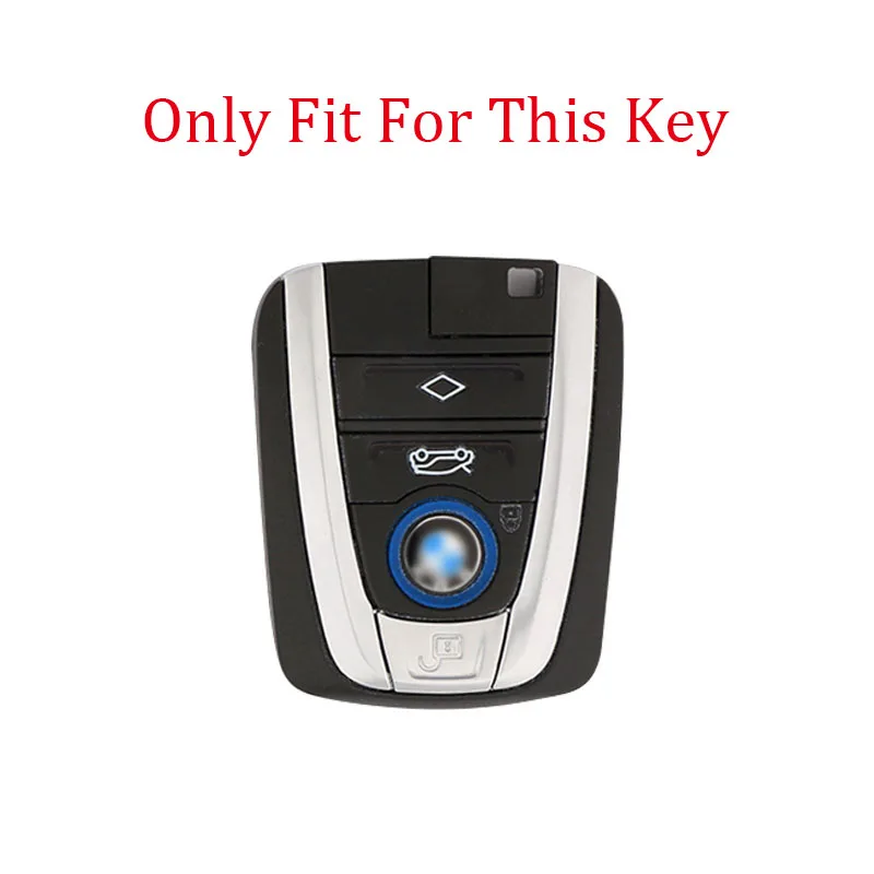Zinc Alloy Car Key Cover Case Holder Key Bag Shell Full Protection For BMW I3 I8 Series 2014 2016 2017 Auto Interior Accessory image 2