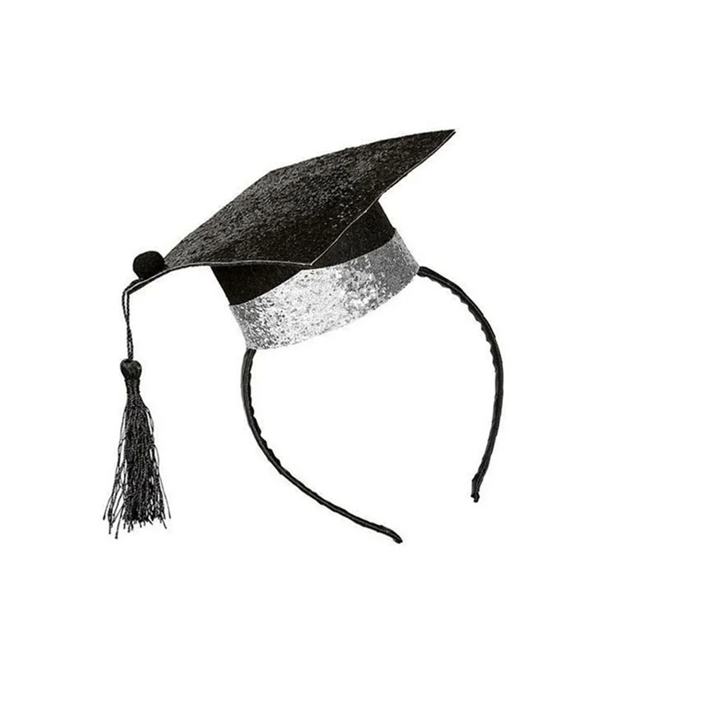 

Graduation Hair Doctoral Hat Headdress Creative Stylish Graduation Party Accessory Hair Tie Joyful Atmosphere Memory