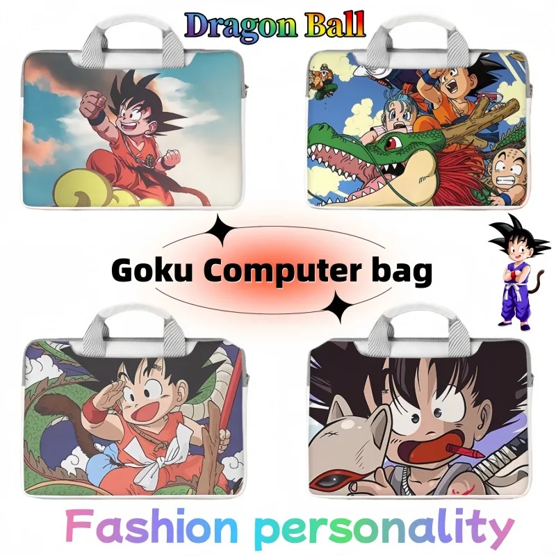 

Сумка для ноутбука Dragon Ball в модном стиле с аниме-принтом, подходит для Apple, Dell, HP, подарок на день рождения для мальчиков и девочек