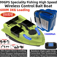 99 GPS Independent Four Hopper RC Fishing Boat 2.4G 600M 3KG Loading 6 Axis Smart Auto Check Waterproof Remote Control Bait Boat