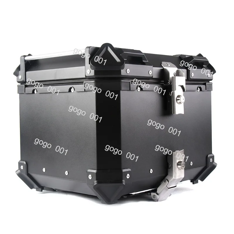 Aluminum Motorcycle Trunk 32-80L Quick Release Waterproof Large Capacity Tail Box