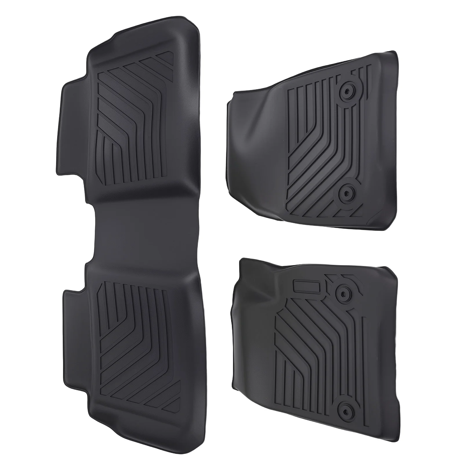 

Коврики-вкладыши для пола Cadillac XT5 2017-2025, противоскользящие, из ТПЭ