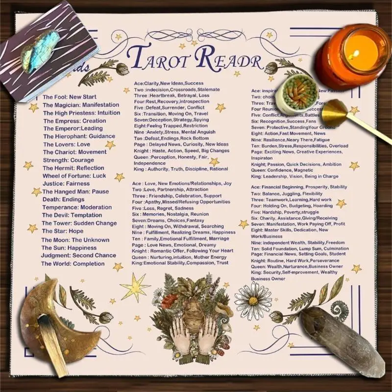 

652F скатерть Таро, алтарь, ткань для чтения, астрология, скатерть, гадание, карта, ткань, гобелен, украшение стены