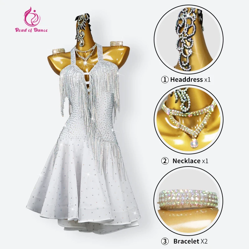 プロム用ラテンダンスドレス練習カバレー女性用コスチュームセクシー衣装女の子スポーツエレガントパーティースカート2025ステージウェア